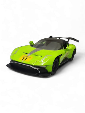 Aston Martin Vulcan Model Metal Diecast Car - Green Scale 1:22 (T-M-16)