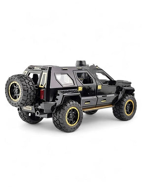 Military Metal Diecast Car - Black - Large Size (L3-148)