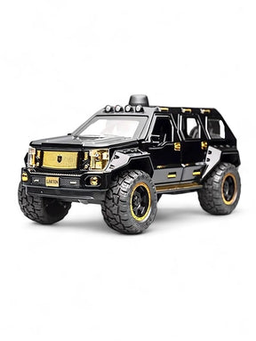 Military Metal Diecast Car - Black - Large Size (L3-148)