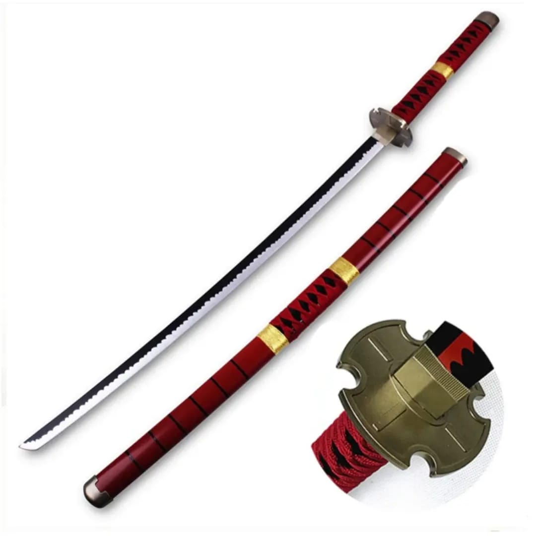 Zoro's Sandai Kitetsu 104 cm Wooden Katana