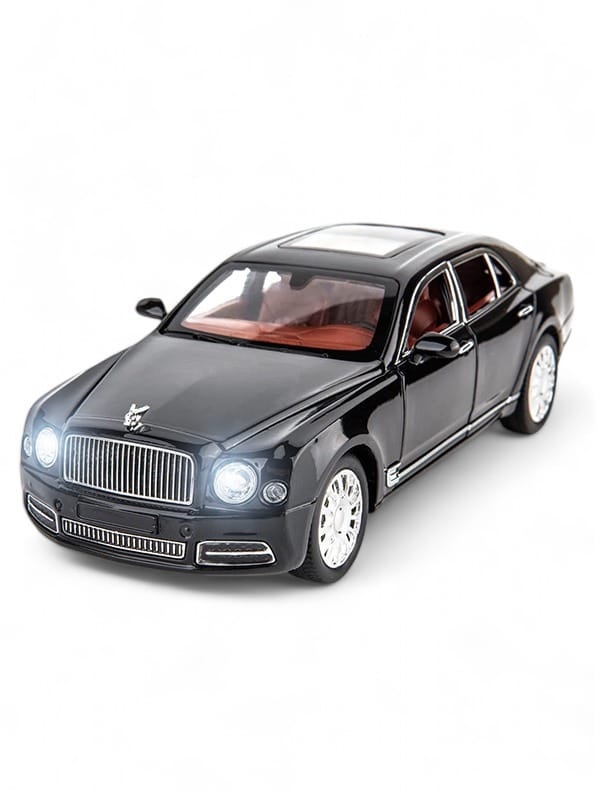 Bentley Mulsanne Metal Diecast Car Scale 1:24 - Black (TV-AG-24)