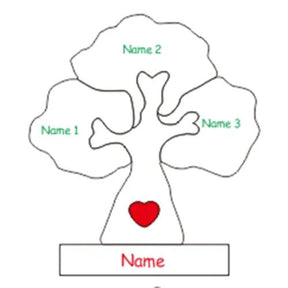 Family Tree Wooden Puzzle