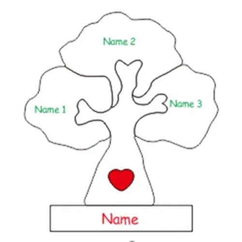 Family Tree Wooden Puzzle