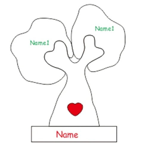 Family Tree Wooden Puzzle