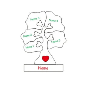 Family Tree Wooden Puzzle