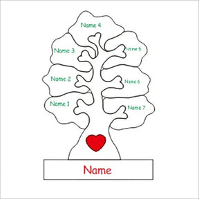 Family Tree Wooden Puzzle