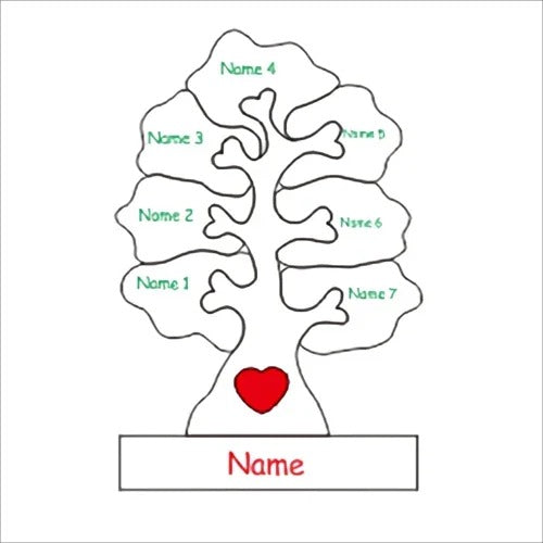 Family Tree Wooden Puzzle