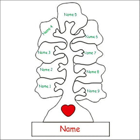 Family Tree Wooden Puzzle