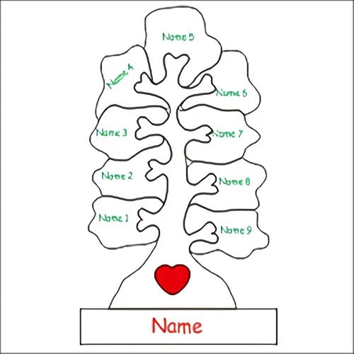 Family Tree Wooden Puzzle